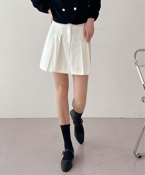 by muni:r スカート ローライズミニプリーツスカート : ZOZOTOWN