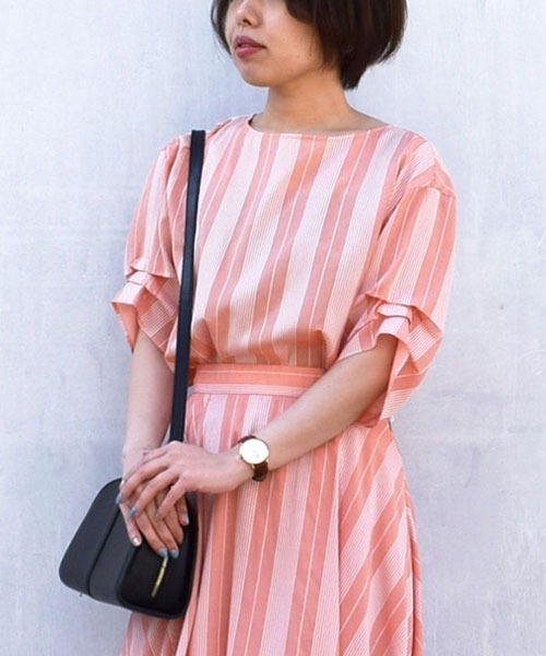 新作商品シャツ ブラウス 洗える ドビーストライプ五分袖ブラウス シャツ ブラウス レディースファッション ファッション 10 0 Www Harmonypest Com