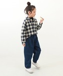 ワイドパンツ パンツ 楽デニム ルーズタックパ...の詳細画像3