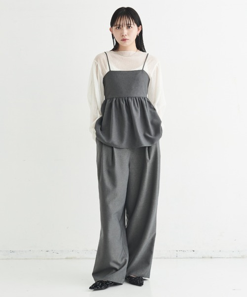 Aunt Marie's（アントマリーズ） キャミソール ツイルバックレース