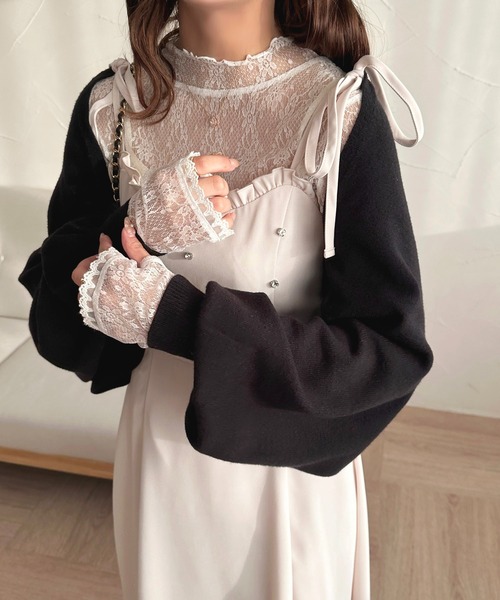 apres jour（アプレジュール） ワンピース ボレロ＋ニットワンピース