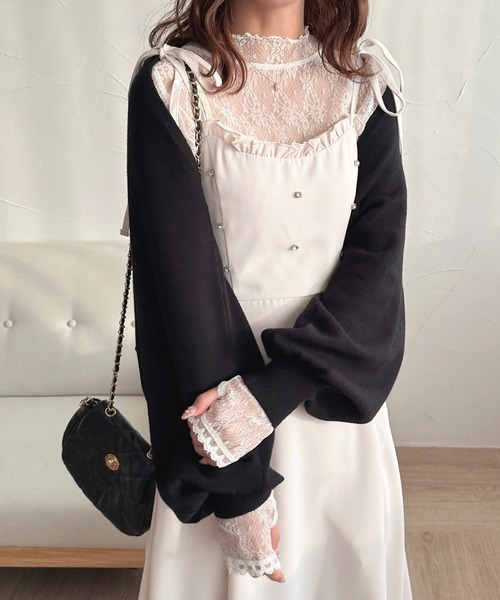 apres jour（アプレジュール） ワンピース ボレロ＋ニットワンピース