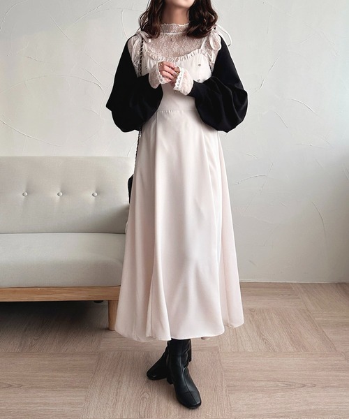 apres jour（アプレジュール） ワンピース ボレロ＋ニットワンピース