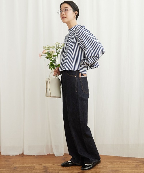 未着品　fig LONDON　milkデニムワイドパンツ fig London ジーンズ デニム デニムパンツ _jeans 002