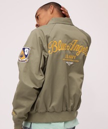 ミリタリージャケット モッズコート USN UTILITY JACKET BLUE ANGELS / USN ユーティリティ ジャケット ブルーエンジ｜ZOZOTOWN Yahoo!店