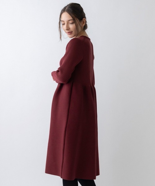 Sono（ソーノ） ワンピース 3Dフレアニットワンピース : ZOZOTOWN