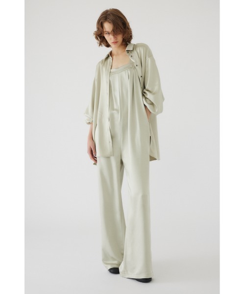 RIM.ARK オールインワン Satin slacks all in one サテンスラックス