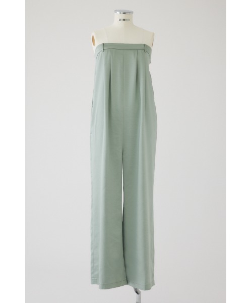 RIM.ARK オールインワン Satin slacks all in one サテンスラックス