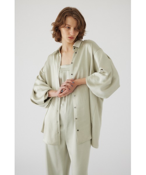 RIM.ARK オールインワン Satin slacks all in one サテンスラックス