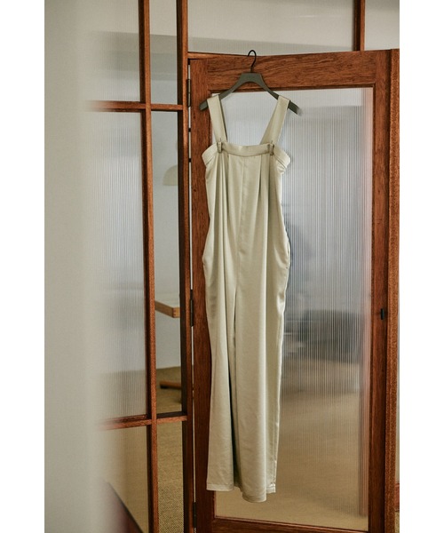 RIM.ARK オールインワン Satin slacks all in one サテンスラックス