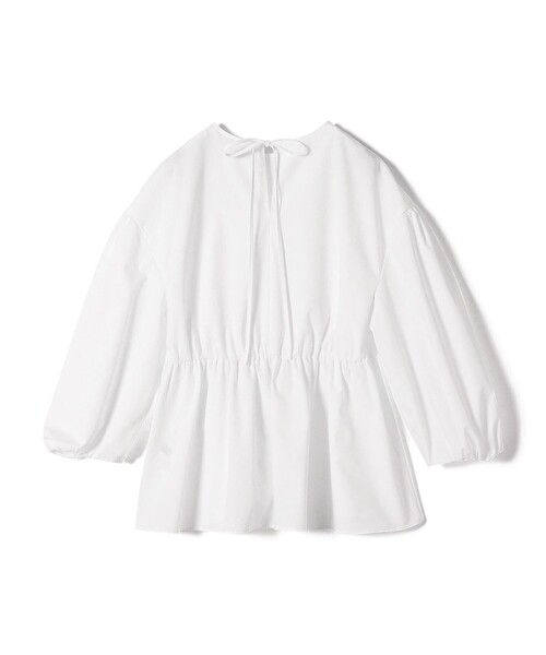 SHIPS for women / シップスウィメン 〈手洗い可能〉ポリエステル 綿 ウエスト ゴム ブラウス ◇ SHIPS ブラウス シャツ 「手洗い可能」ポリエステル 綿 ウエスト