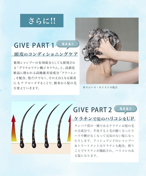 H＆ シャンプー アッシュアンド シャンプー＆トリートメントセット