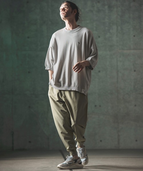 A-COLD-WALL ロゴ ステッチ スリット トラックパンツ パンツ A-COLD-WALL ロゴ ステッチ スリット トラックパンツ