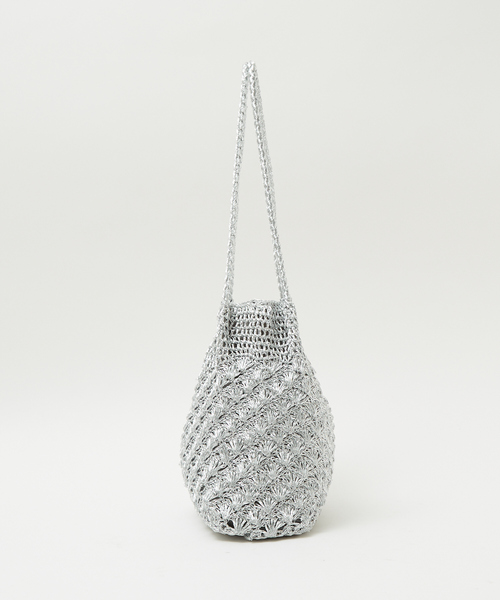 lowellthings SOEUR/マクラメメタリックトートバック soeur トートバッグ ○SOEUR/マクラメメタリックトートバック