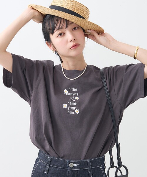 FREAK'S STORE tシャツ ミニロゴデイジーTシャツ/ビッグ