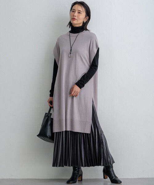 ニット セーター 「Oggi1月号/CLASSY.11月号掲載」スムージーコットン タートルネック ニット レディース 23区｜【Oggi1月号/CLASSY.11月号掲載】スムージーコットン