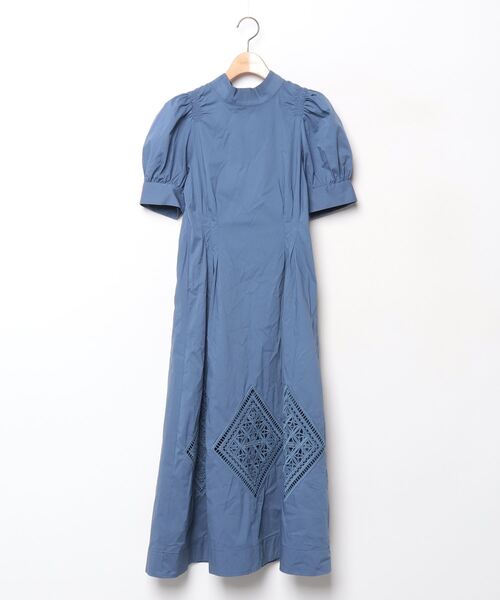 CELFORD」 半袖ワンピース 36 ブルー レディース : 85606367 