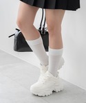 スニーカー WEGO/厚底ボリュームダッドスニ...の詳細画像1