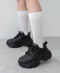 スニーカー WEGO/厚底ボリュームダッドスニ...の詳細画像4