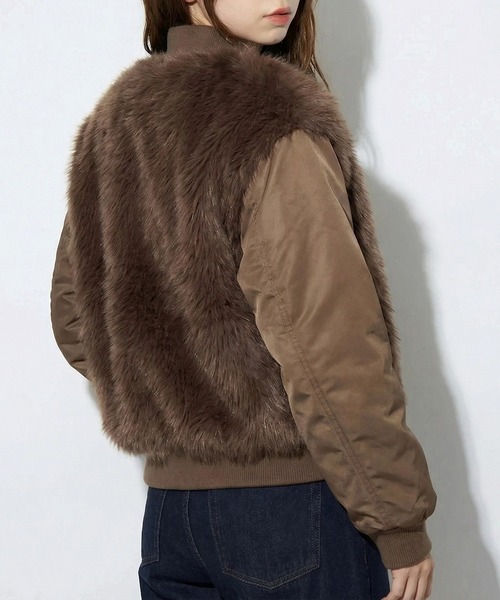 MAISON BREEZE reveur ma1 ma-1 「MAISON reveur」ファーシャギーMA-1