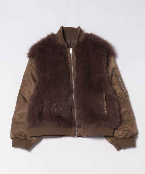 MAISON BREEZE reveur ma1 ma-1 「MAISON reveur」ファーシャギーMA-1