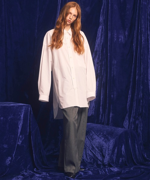メゾンスペシャル Suvin Cotton Prime-Over Shirt UNISEX》120/2 Suvin Cotton Typewriter Prime-Over Shirt