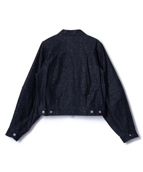 NON TOKYO♡ラメデニムジャケット❤︎ブラック NON TOKYO（ノントーキョー） デニムジャケット gジャン LAME DENIM