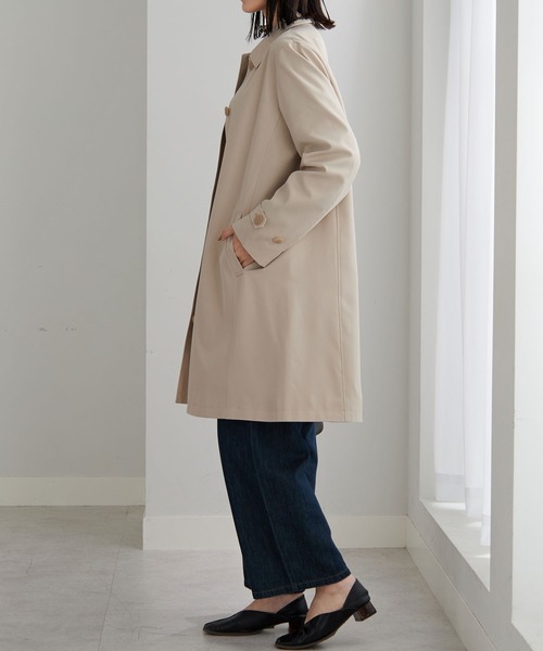 BELLUNA PLUS（ベルーナプラス） ステンカラーコート コート 花粉対策