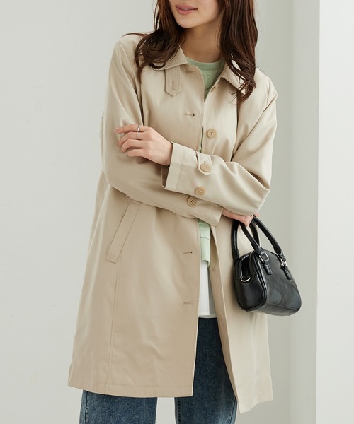 BELLUNA PLUS（ベルーナプラス） ステンカラーコート コート 花粉対策