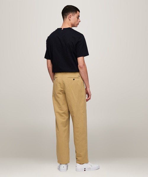 マレーシア製 90s NORDSTROM コットン 2タック チノ パンツ TOMMY HILFIGER チノパン コットンリネンツータックチノパンツ