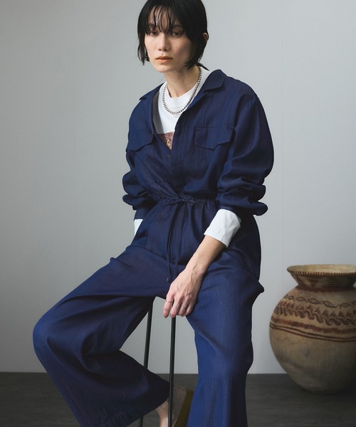SALON adam et rope' オールインワン オープンカラーリラクシー