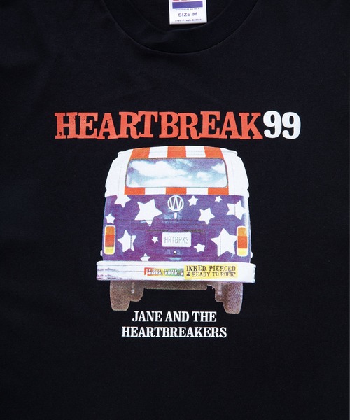 JANE & THE HEARTBREAKERS tシャツ S/S PRINTED T-SHIRT ”Reeves