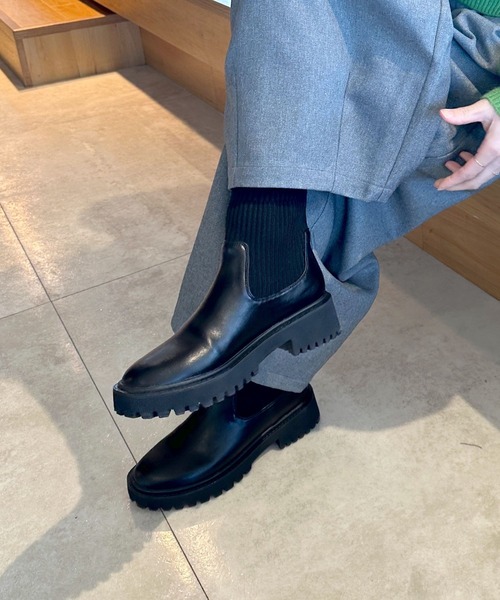 LEPSIM（レプシィム） ショートブーツ LARGE ブラック レディース