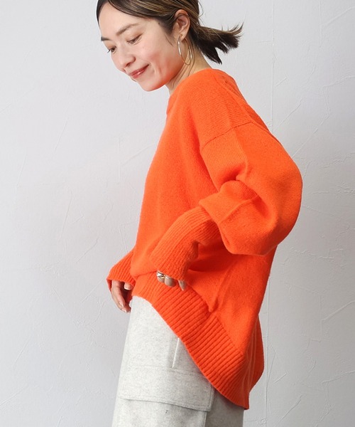 Aletta vita ニット セーター ボートネックゆるニットプルオーバー