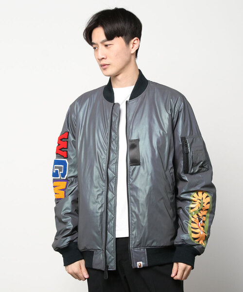 A BATHING APE（アベイシングエイプ） ブルゾン - ブラック メンズ