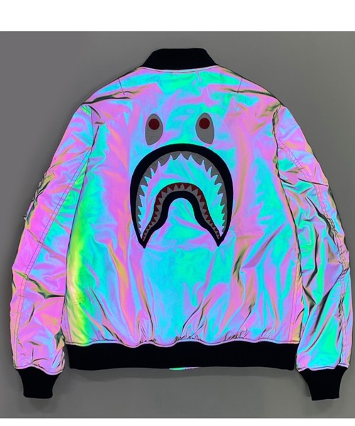 すみとさま専用【美品】アベイシングエイプ ブルゾン Mサイズ ape A BATHING APE（アベイシングエイプ） ブルゾン - ブラック メンズ