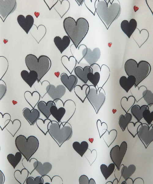 NARACAMICIE ブラウス シャツ 「NARACAMICIE」ハート柄長袖