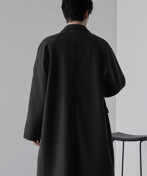 MONO-MART（モノマート） チェスターコート L ダークグリーン メンズ