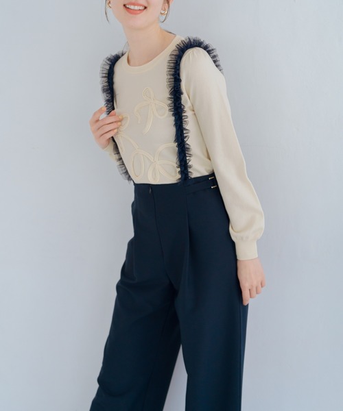 MISCH MASCH（ミッシュマッシュ） ワイドパンツ スラックス パンツ 