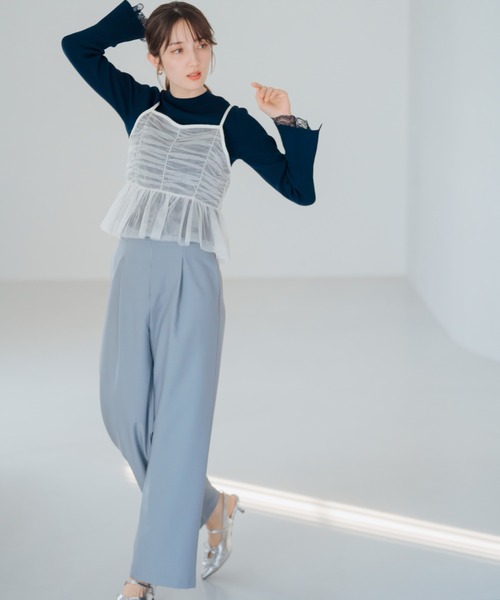 MISCH MASCH（ミッシュマッシュ） ワイドパンツ スラックス パンツ 
