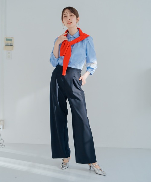 MISCH MASCH（ミッシュマッシュ） ワイドパンツ スラックス パンツ 