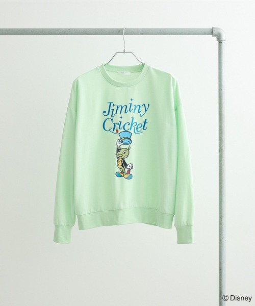 Disney（ディズニー） トレーナー スウェット ピノキオ/刺繍ミニ裏毛