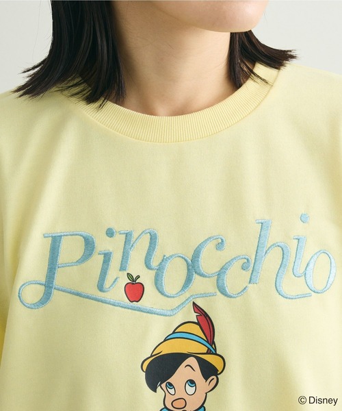 Disney（ディズニー） トレーナー スウェット ピノキオ/刺繍ミニ裏毛