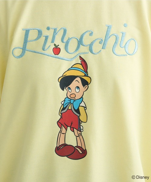 Disney（ディズニー） トレーナー スウェット ピノキオ/刺繍ミニ裏毛