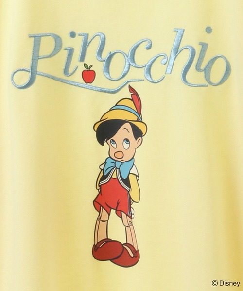 Disney（ディズニー） トレーナー スウェット ピノキオ/刺繍ミニ裏毛