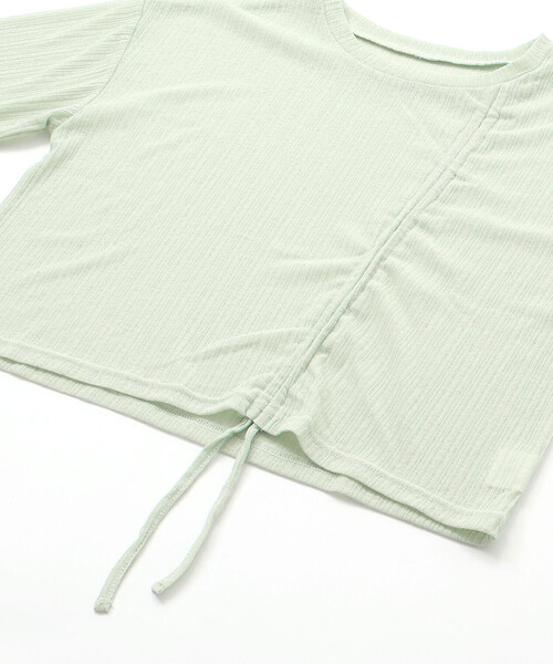 ZIDDY（ジディー） セットアップ 「 ニコプチ 掲載 」肩あきTシャツ