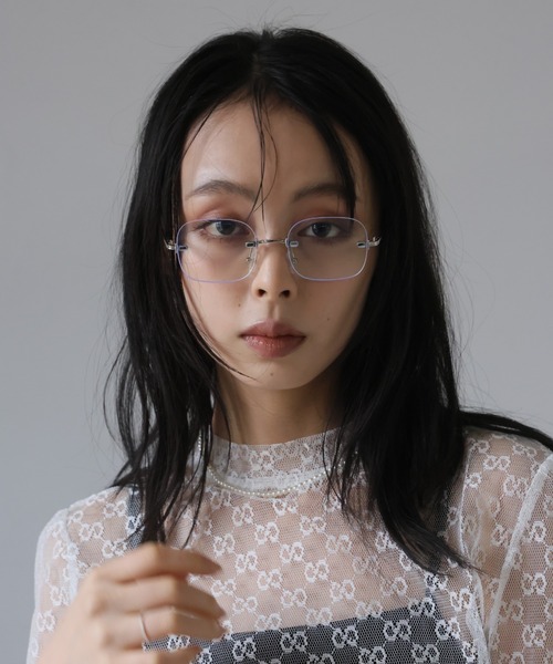 Yasufumi Utida、ベルト、スニーカー、メガネ3点お纏めセット Zoff 伊達メガネ メガネ 眼鏡 スクエア型 めがね｜ハーフリム