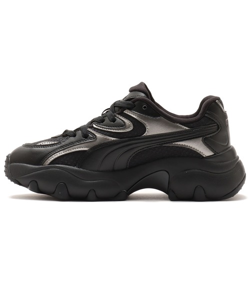 【PUMA】 W PULSAR LITE SHINMERY W.WH/SLV/PUMA 国内発送 PUMA スニーカー PULSAR LITE SHIMMERY WNS（プーマ パルサー