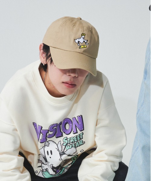 VISION STREET WEAR キャップ 帽子 「VISION WEAR」ツイル