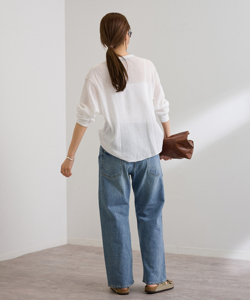 FRAMe WORK ロングTシャツ FRAMeWORK tシャツ メッシュロンT レディース : ZOZOTOWN Yahoo